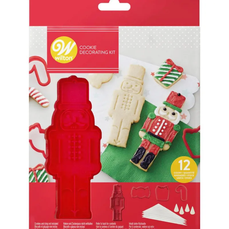 WILTON Emporte Pièce - Découpoir Pâtisserie*Kit Biscuit Casse-Noisettes 12 pièces