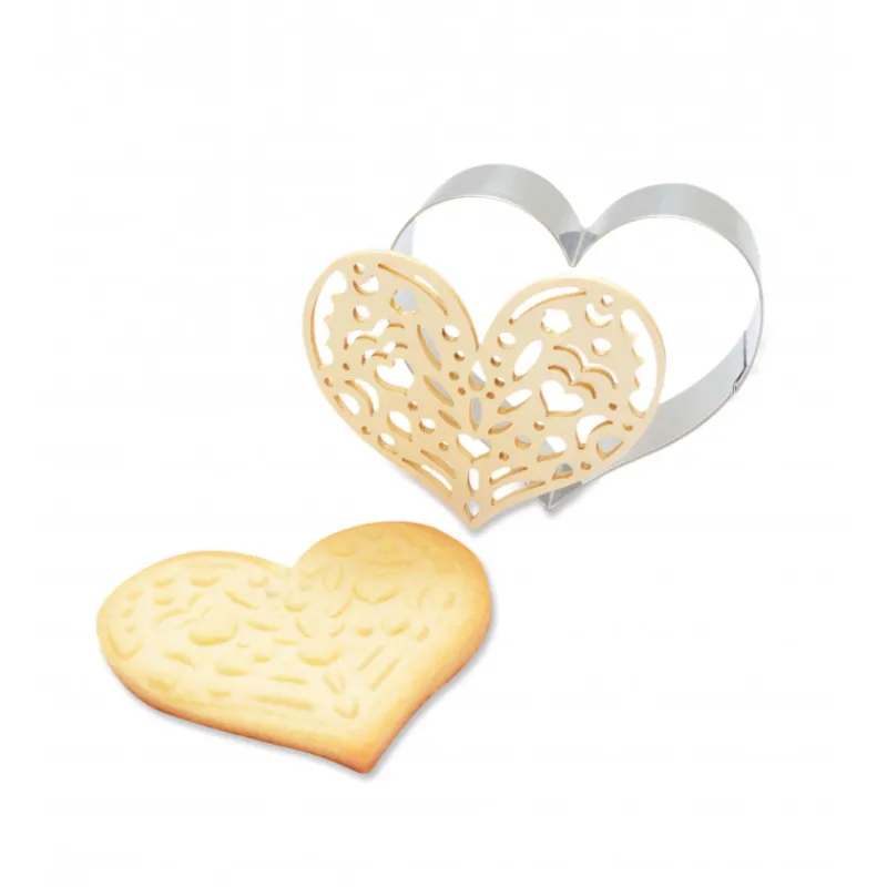 SCRAPCOOKING Emporte Pièce - Découpoir Pâtisserie*Kit Biscuit Cœur 7,6 cm