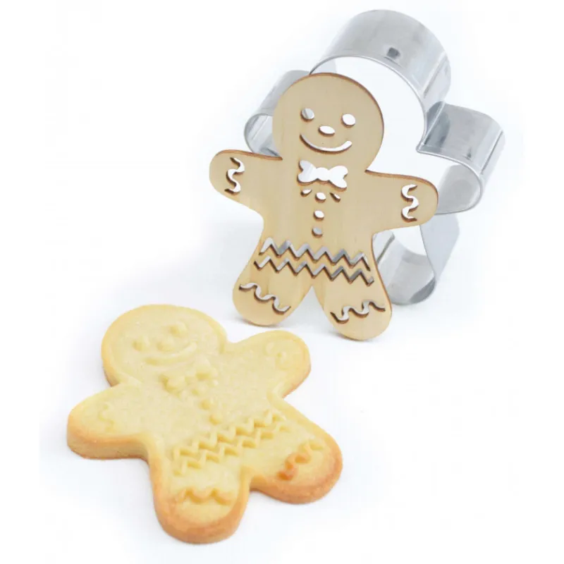 SCRAPCOOKING Emporte Pièce - Découpoir Pâtisserie*Kit Biscuit de Noël Bonhomme 8,7 cm