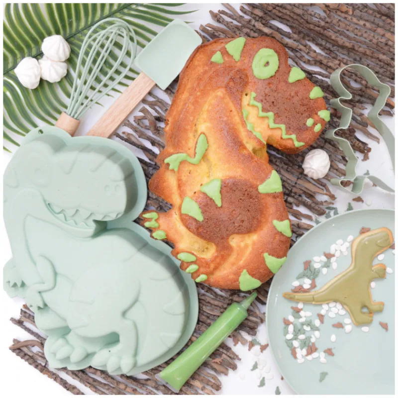 SCRAPCOOKING Fouets De Cuisine | Spatules*Kit Pâtisserie Enfants Dinosaure