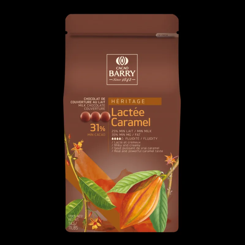 BARRY Chocolat De Couverture*Lactée Caramel, Pistoles Chocolat Couverture 31,1 % 1 kg