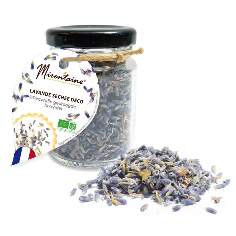 MIRONTAINE Produits Bio*Lavande Séchée Comestible Bio 9,5 g