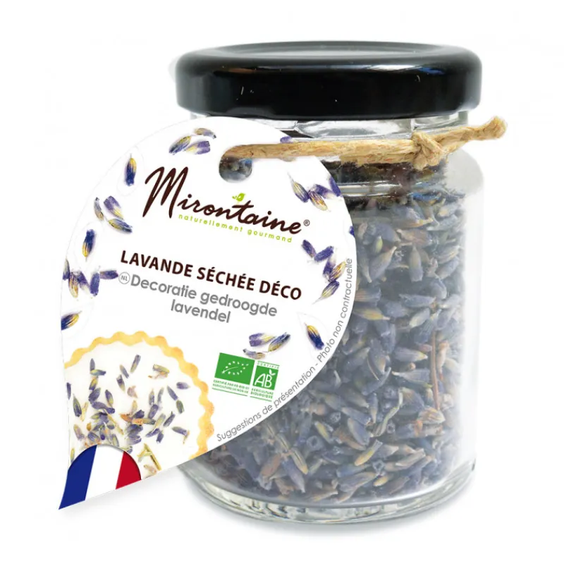 MIRONTAINE Produits Bio*Lavande Séchée Comestible Bio 9,5 g