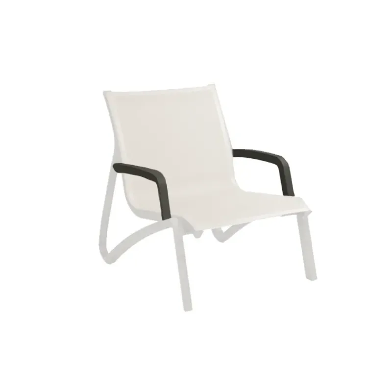 GROSFILLEX Mobilier Lounge | Mobilier Terrasse Restaurant*Lot 2 Accoudoirs pour Fauteuil Conversationnel Bronze Sunset