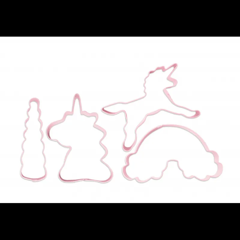 SCRAPCOOKING Emporte Pièce - Découpoir Pâtisserie*Lot de 4 Emporte-Pièces Licorne