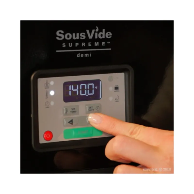 TELLIER Machine Sous Vide*Machine pour Cuisson Sous Vide 8.7L Noir Supreme