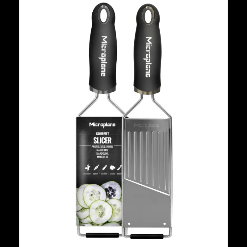 MICROPLANE Mandoline De Cuisine | Râpe À Légumes*Mandoline Gourmet Noir