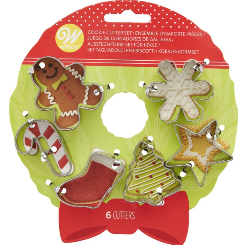 WILTON Emporte Pièce - Découpoir Pâtisserie*Mini Emporte-Pièces de Noël 4 cm (x6)