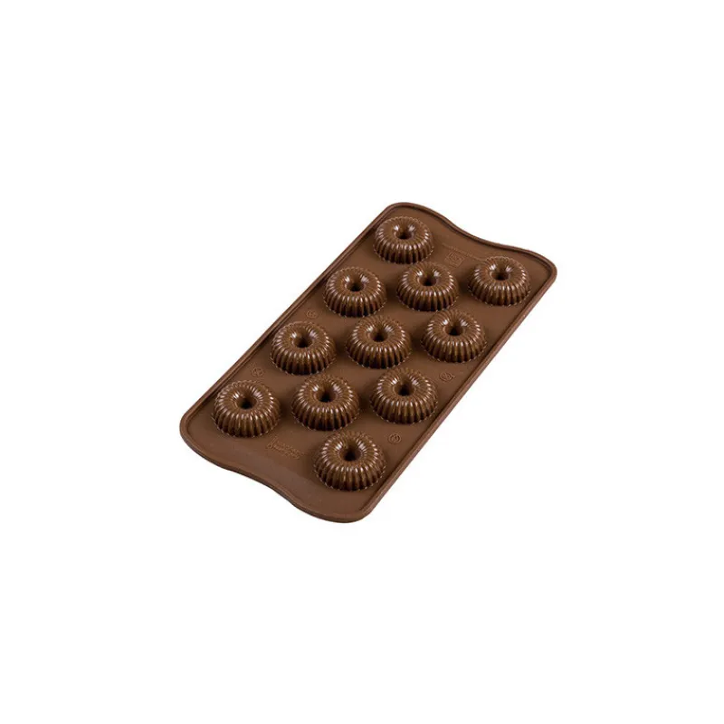 SILIKOMART Moules À Chocolat | Moule Silicone*Moule à Chocolat 11 Couronnes Easy Choc - Silicone Spécial Chocolat