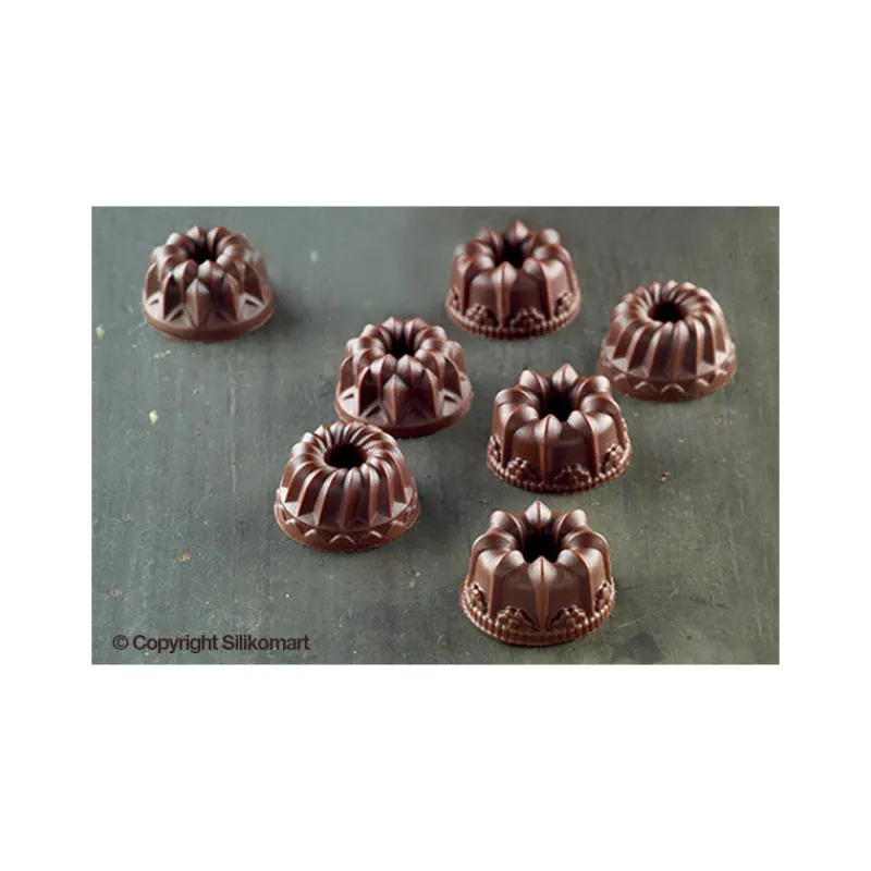 EASY CHOC Moules À Chocolat | Moule Silicone*Moule à Chocolat 15 Kouglof Fantaisie - Silicone Spécial Chocolat