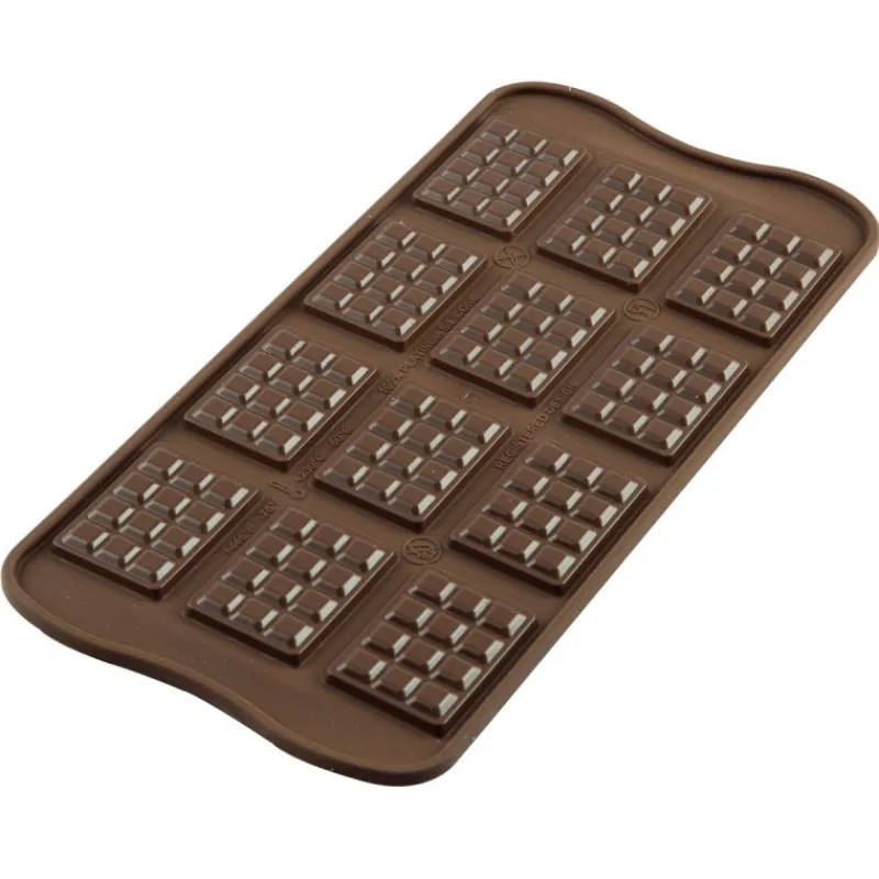 EASY CHOC Moules À Chocolat | Moule Silicone*Moule à Chocolat 12 Mini Tablettes - Silicone Spécial Chocolat