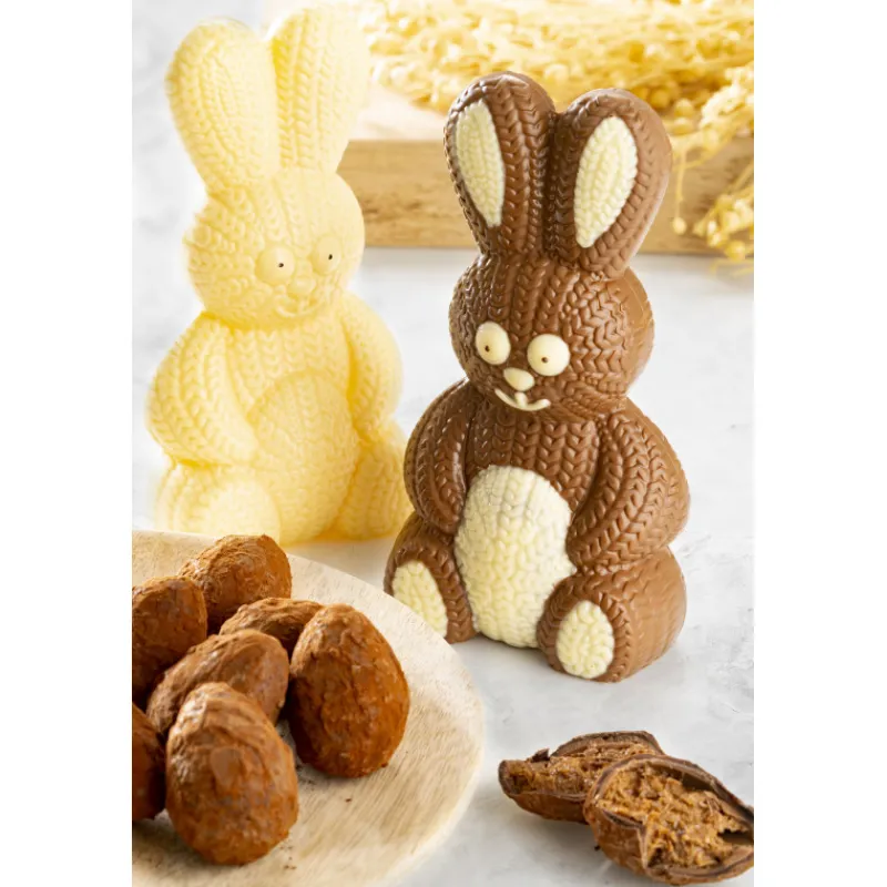 BARRY Moules À Chocolat*Moule à Chocolat Lapin Tricot 15 cm