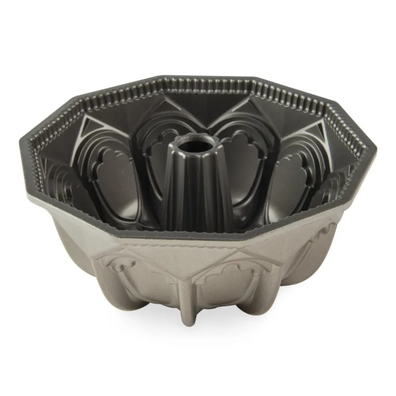 NORDIC WARE Moule Anti-adhésif | Moules À Gâteaux*Moule à Gâteau Bundt Cathédrale Silver