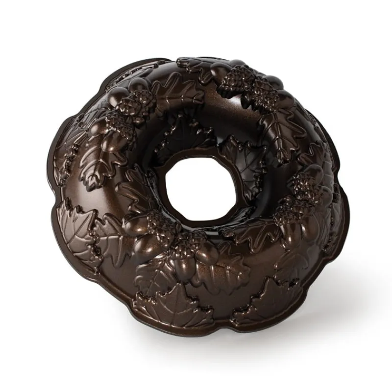 NORDIC WARE Moule Anti-adhésif | Moules À Gâteaux*Moule à Gâteau Bundt Couronne d'Automne Bronze