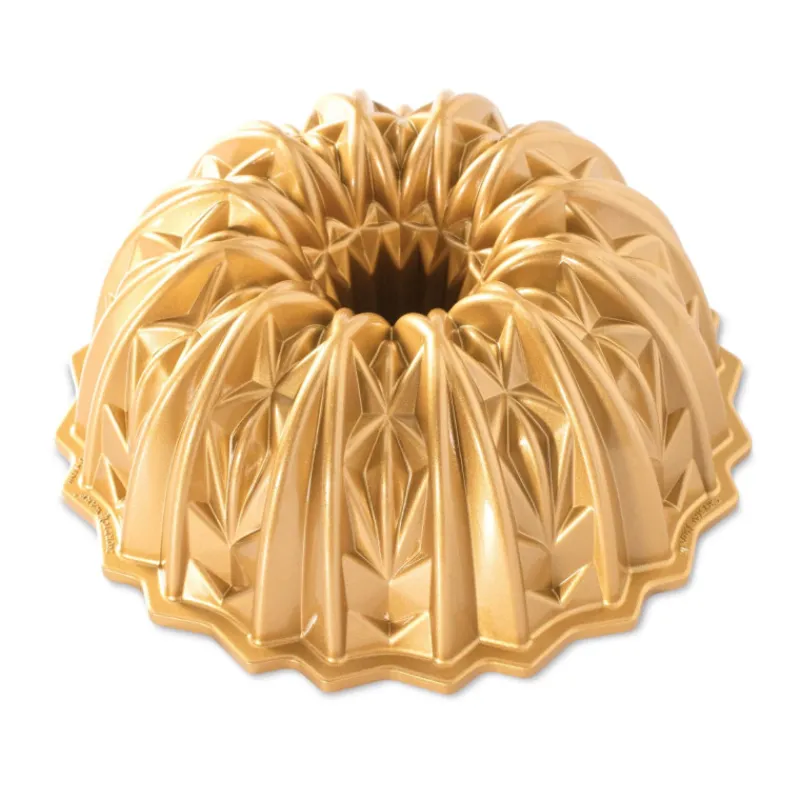 NORDIC WARE Moule Anti-adhésif | Moules À Gâteaux*Moule à Gâteau Bundt Crystal Gold