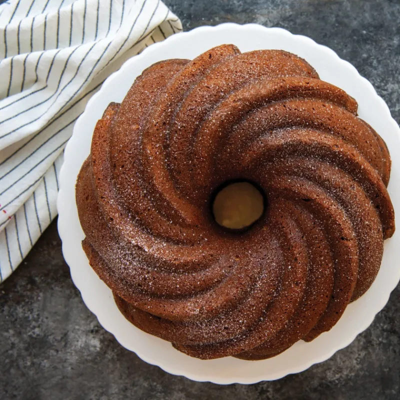 NORDIC WARE Moule Anti-adhésif | Moules À Gâteaux*Moule à Gâteau Bundt Tourbillon Gold