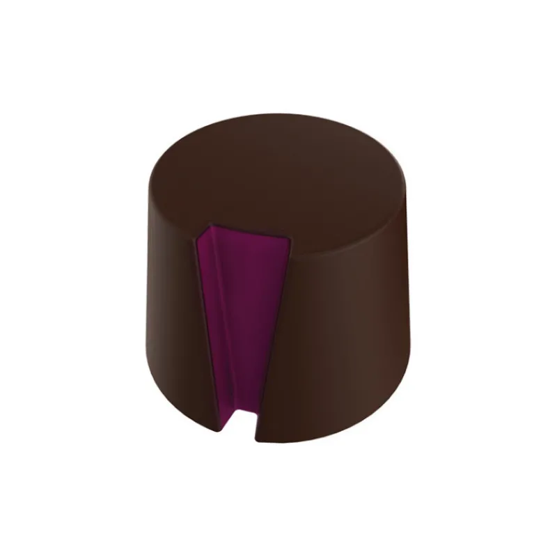 POP CHOCOLAT Moules À Chocolat*Moule Chocolat Pralines Cylindres Biseautés Ø27 mm (x28)