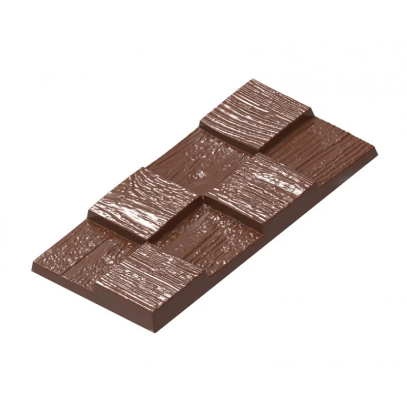 Chocolat Form Moules À Chocolat*Moule Chocolat Tablette Effet Bois (x4)