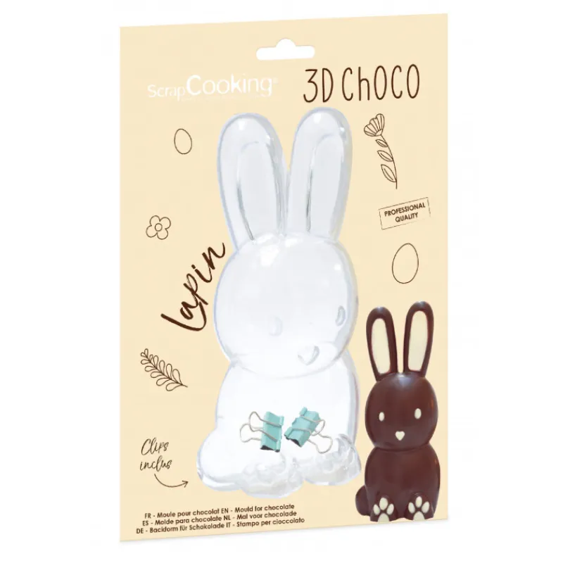 SCRAPCOOKING Moules À Chocolat*Moule 3D Chocolat Lapin