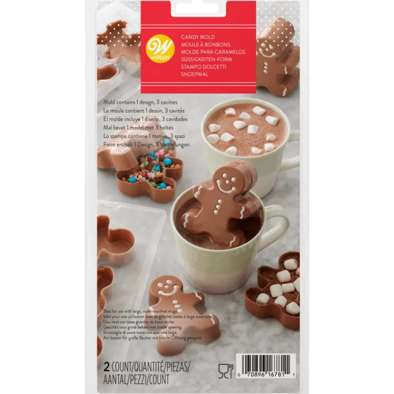 WILTON Moules À Chocolat*Moule 3D Pain d'Epices pour Bomb Chocolat Chaud