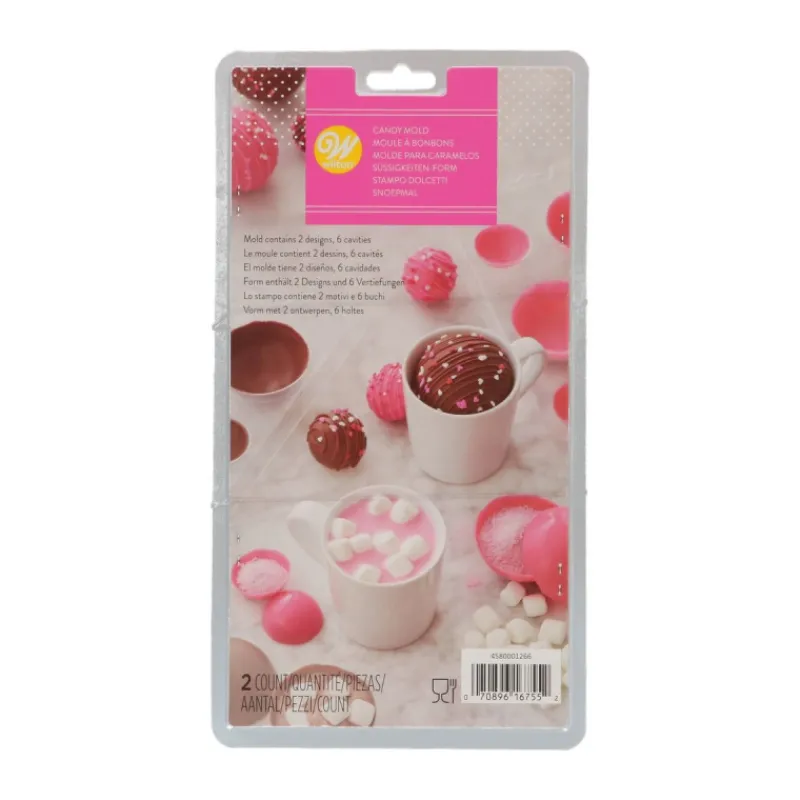 WILTON Moules À Chocolat*Moule 3D Valentine pour Bomb Chocolat Chaud