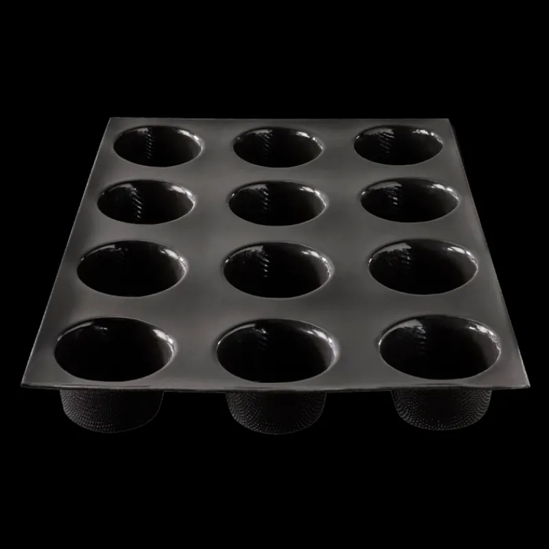 FLEXIPAN DEMARLE Moule Anti-adhésif | Moule Silicone*Moule Silicone 12 Muffins Ø 7 cm