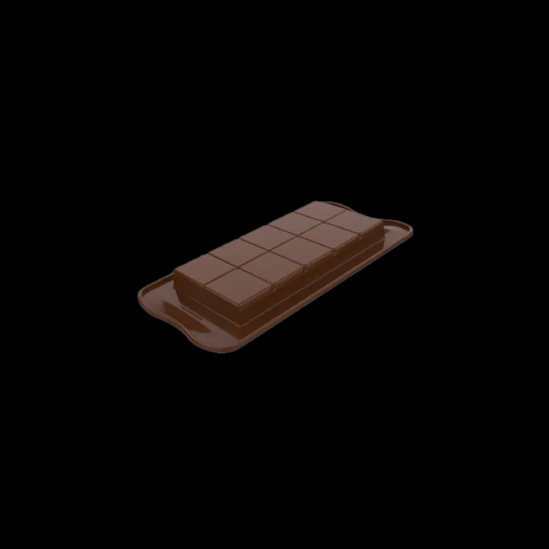 SILIKOMART Moules À Chocolat | Moule Silicone*Moule Silicone Tablette Dubaï 15,5 x 7,5 cm Easy Choc