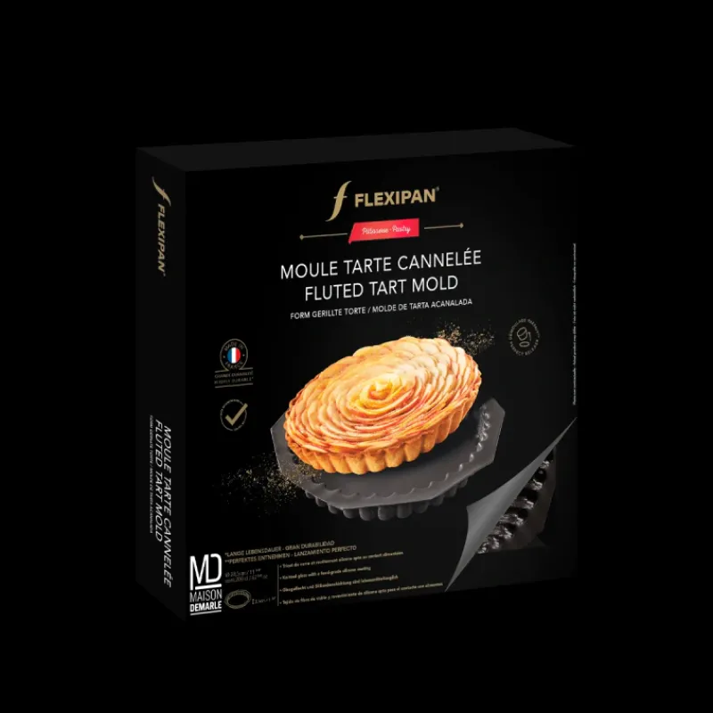 FLEXIPAN DEMARLE Moule Anti-adhésif | Moule Silicone*Moule Silicone Tarte Cannelée Ø 28,5 cm