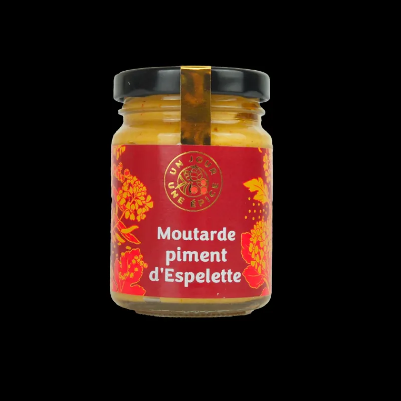 UN JOUR UNE EPICE Moutarde*Moutarde au Piment d'Espelette 100 g Un Jour Une Épice