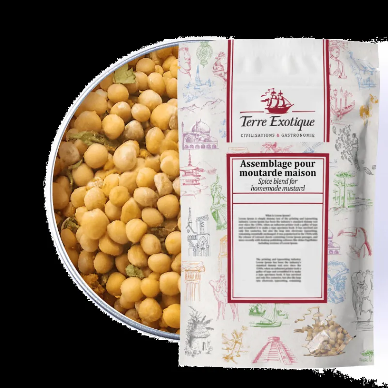 TERRE EXOTIQUE Fonds De Sauce - Sauces | Marinade, Mélange Epices*Épices pour Moutarde Maison 500 g