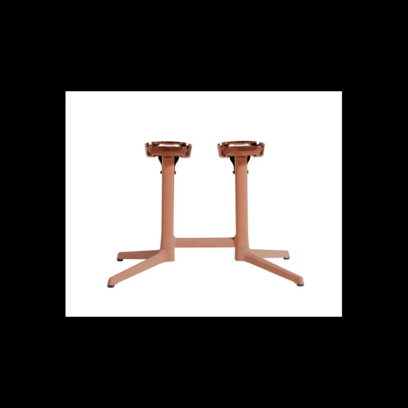 GROSFILLEX Mobilier Terrasse Restaurant | Mobilier Restaurant*Pied de Table Double Terracotta X 2.0