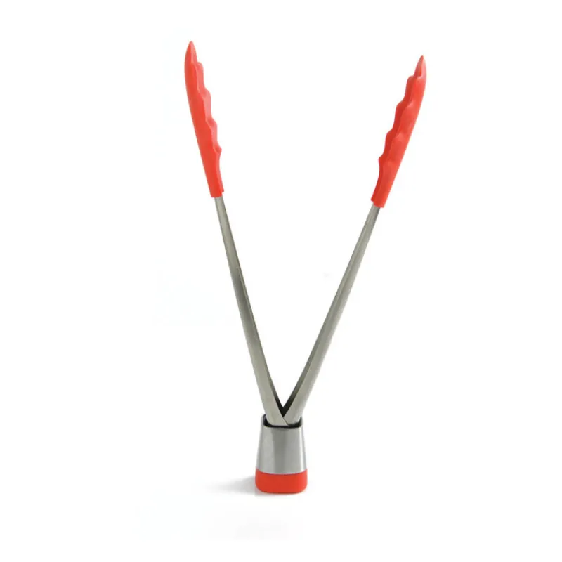 MASTRAD Pince De Cuisine*Pince de Cuisine Embout en silicone 28 cm Rouge