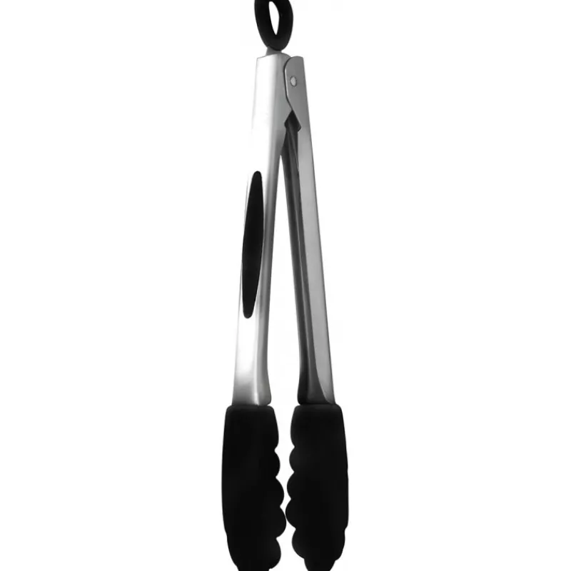 MASTRAD Pince De Cuisine*Pince de Cuisine en Inox 26 cm Noir