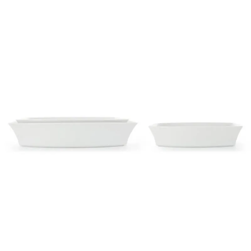 REVOL Servir, Présenter | Plat De Cuisson*Plat Rectangulaire Blanc 34 x 22,5 cm Alexandrie