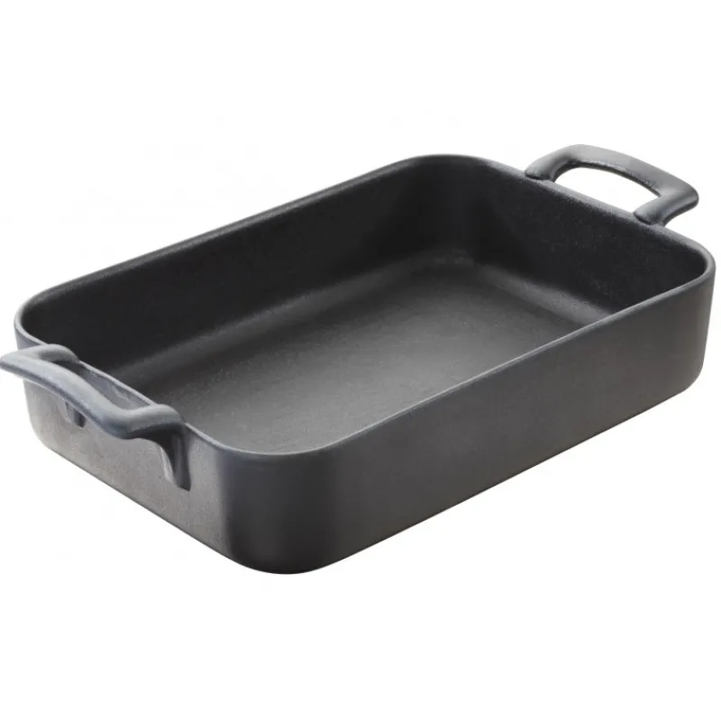 REVOL Plat De Cuisson*Plat Rectangulaire Noir 30x22 cm Belle Cuisine