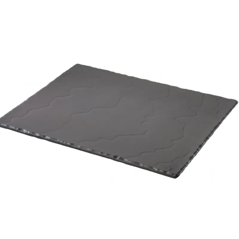 REVOL Servir, Présenter | Vaisselle*Plateau Rectangulaire Ardoise 1/2 GN (32,5 x 27 cm) Basalt