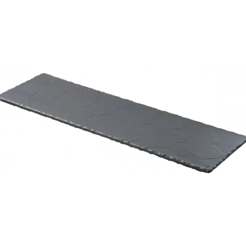 REVOL Servir, Présenter*Plateau Rectangulaire Ardoise 2/4 GN (54 x 17 cm) Basalt