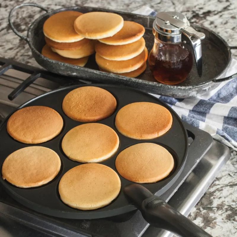 NORDIC WARE Poêles*Poêle à Pancakes (x7) Fonte d'Aluminium