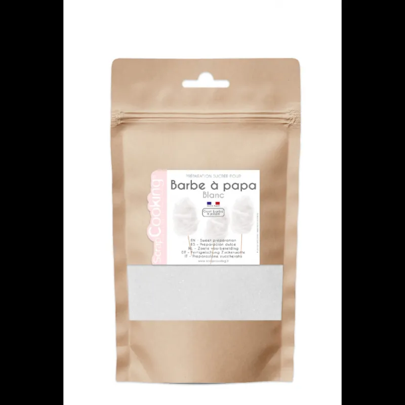 SCRAPCOOKING Préparation Pâtisserie | Confiserie*Poudre Barbe à Papa Blanche 160 g