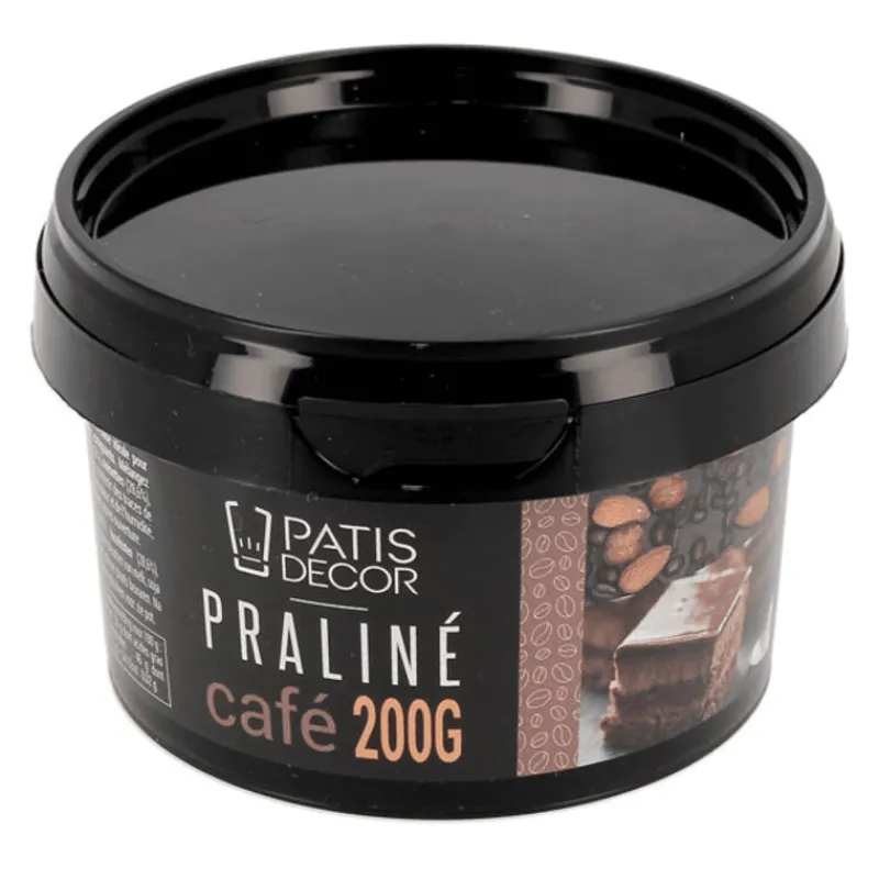 PATISDECOR Produits Sans Gluten*Praliné Café 200 g Patisdécor