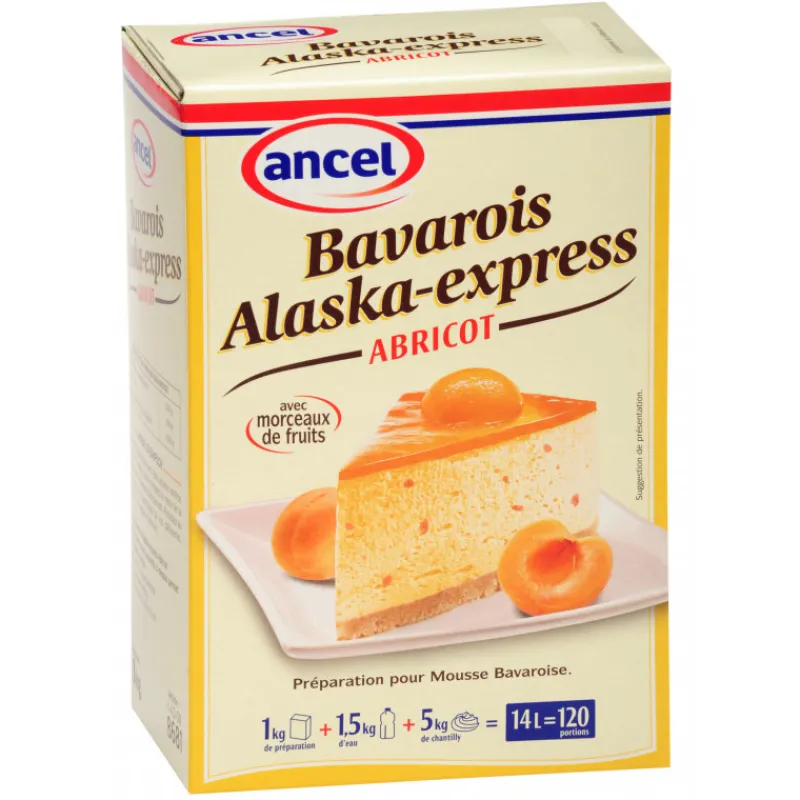 ANCEL Préparation Pâtisserie*Préparation bavarois Alaska-Express Abricot 1 kg