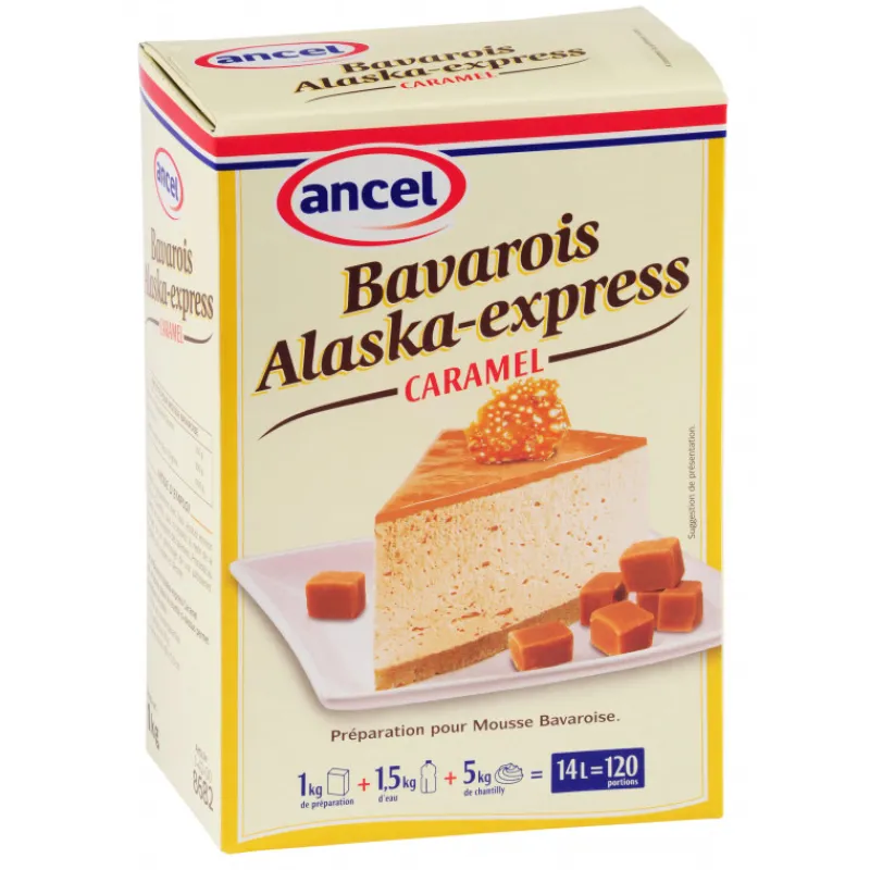 ANCEL Préparation Pâtisserie*Préparation bavarois Alaska-Express Caramel 1 kg