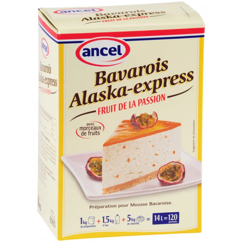 ANCEL Préparation Pâtisserie*Préparation bavarois Alaska-Express Fruits de la passion 1 kg