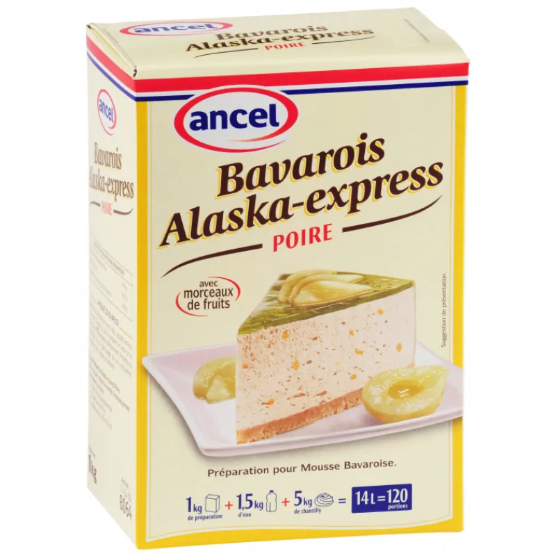 ANCEL Préparation Pâtisserie*Préparation bavarois Alaska-Express Poire 1 kg