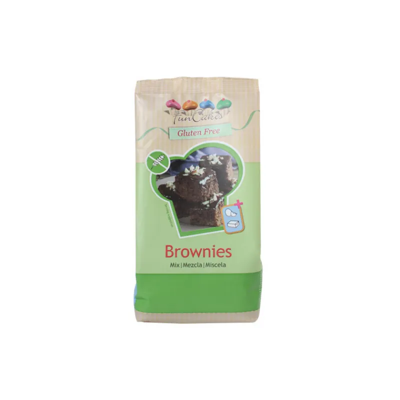 FUNCAKES Produits Sans Gluten | Préparation Pâtisserie*Préparation Brownie Sans Gluten 500 g