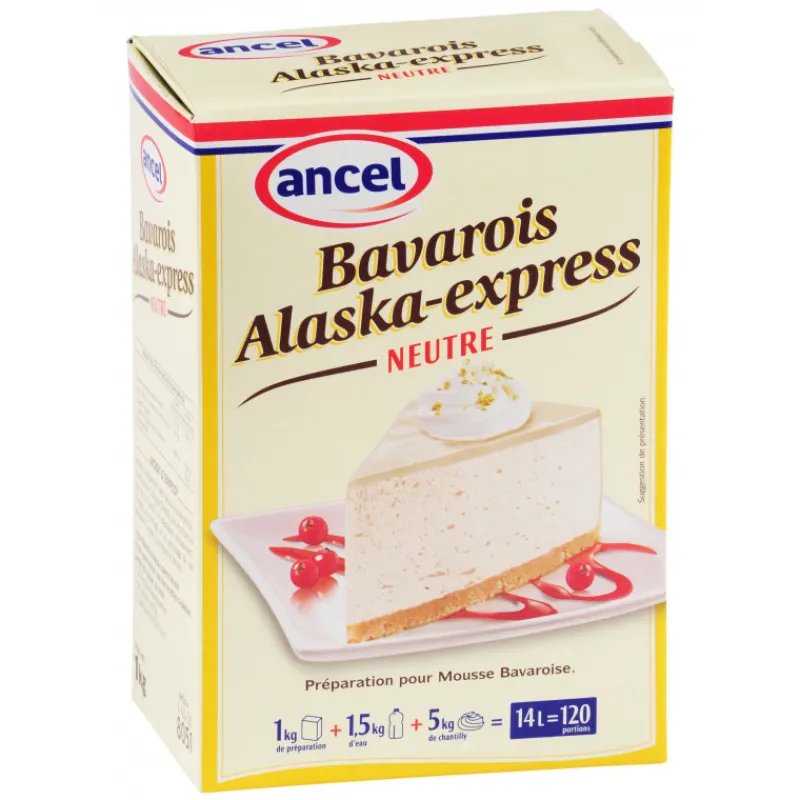 ANCEL Préparation Pâtisserie*Préparation Mousse Bavaroise Alaska Neutre 1 kg