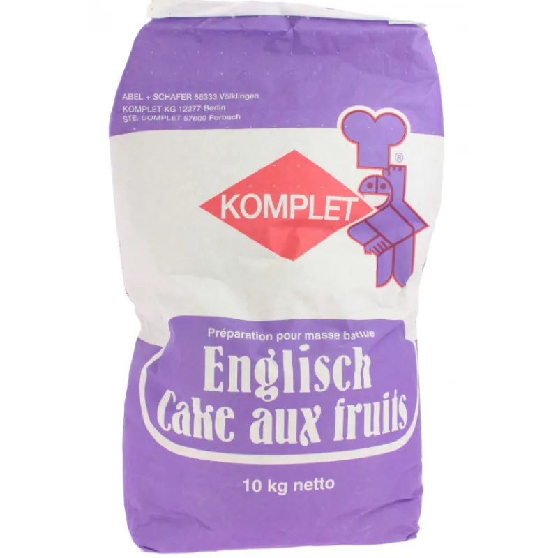 KOMPLET Préparation Pâtisserie*Préparation pour Cake aux Fruits 10 kg