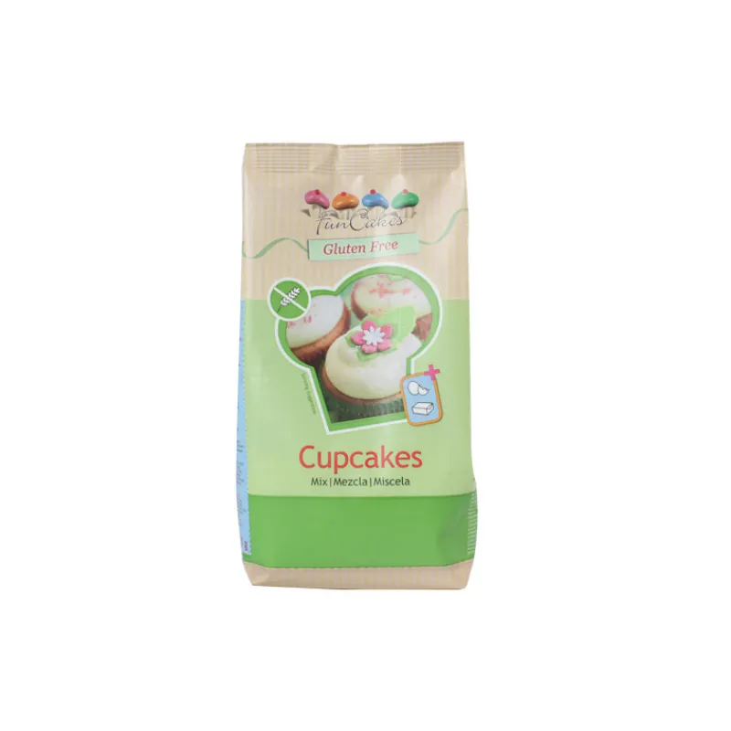 FUNCAKES Produits Sans Gluten | Préparation Pâtisserie*Préparation pour Cupcakes Sans Gluten 500 g