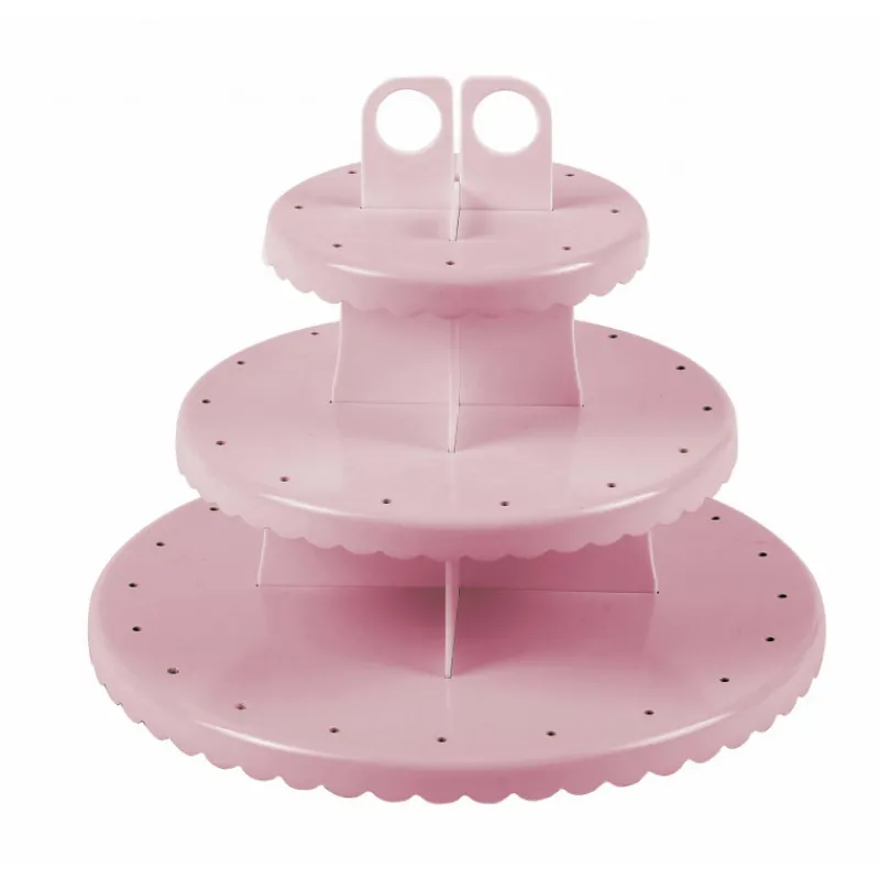 IBILI Présentoirs Pour Gâteaux*Présentoir à Cupcakes Plastique Ø 30 cm x H 24 cm