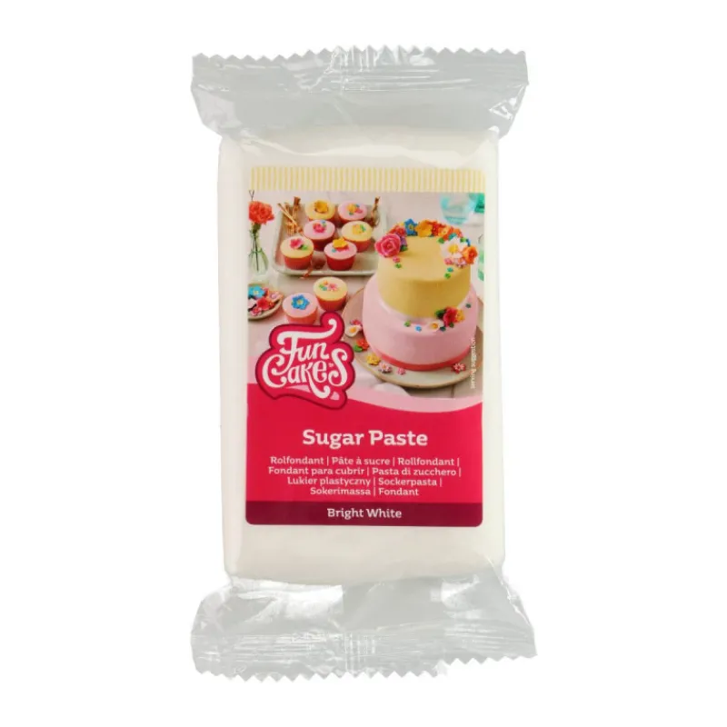 FUNCAKES Pâte À Sucre*Pâte à sucre Blanche 250g